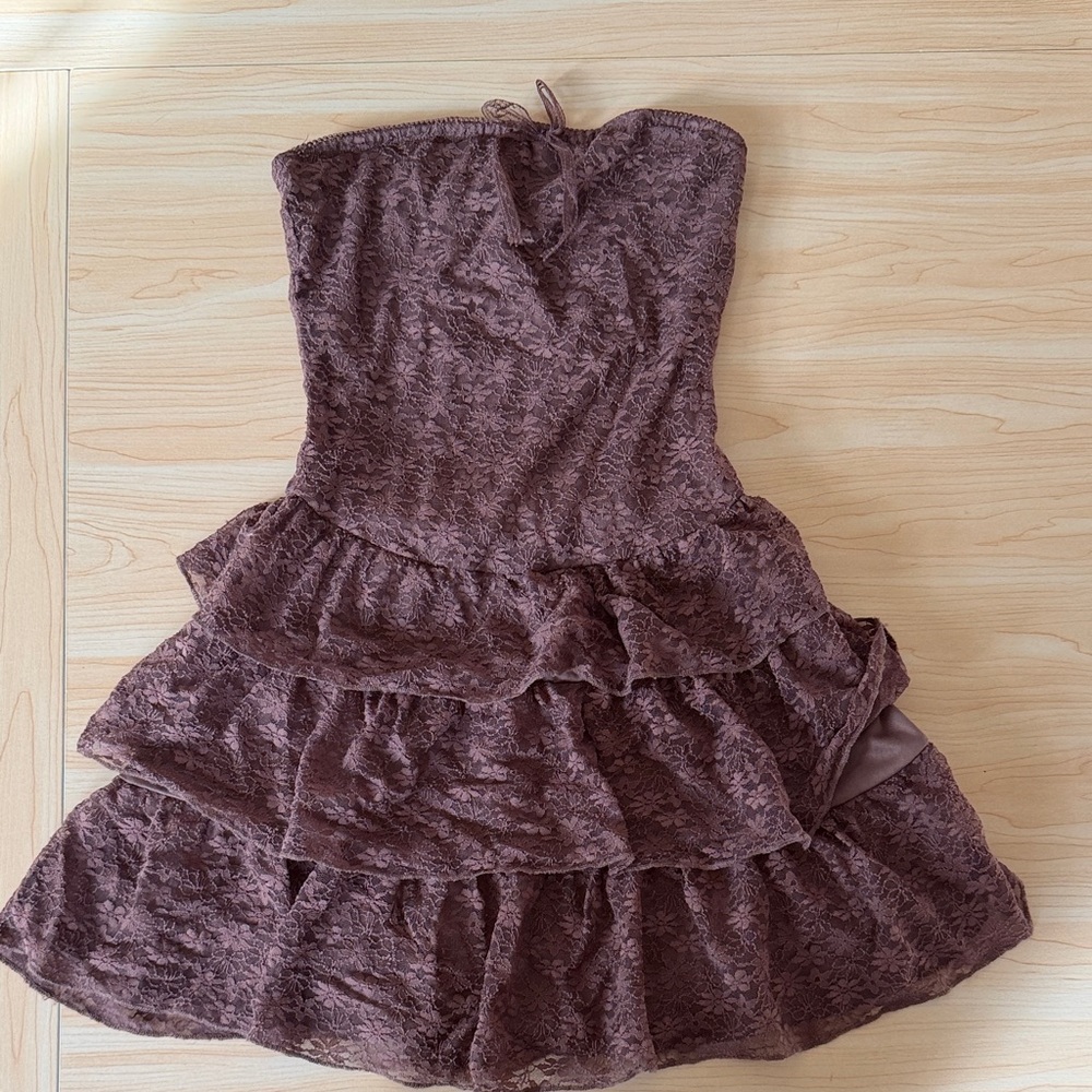 Marshalls Brown Strapless Dress